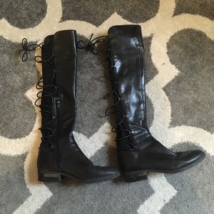 Vince Camuto black tall boots